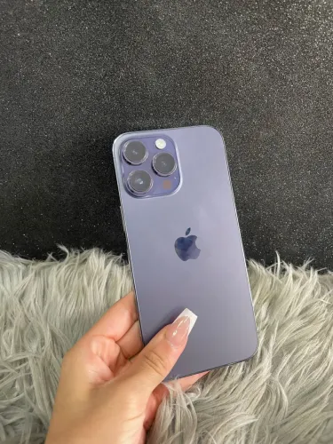 ?*IPHONE 14 PRO MAX 128GB*  ?ROXO ?80% ?R$3.299.00