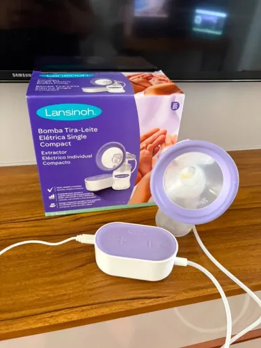 Bomba Tira-leite Elétrica Single Compact Lansinoh