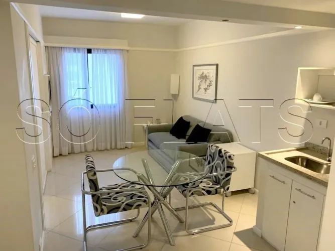 Flat no Ninety contendo 33m² 1 dormitório 1 vaga no Jardim Paulista, disponível para locaç