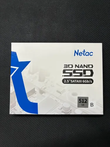 SSD 512 Netac SATA 3 2.5" Novo