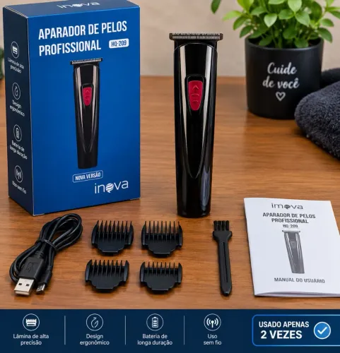 Aparador de Pelos Profissional Innova HQ-209, Usado Apenas 2 Vezes