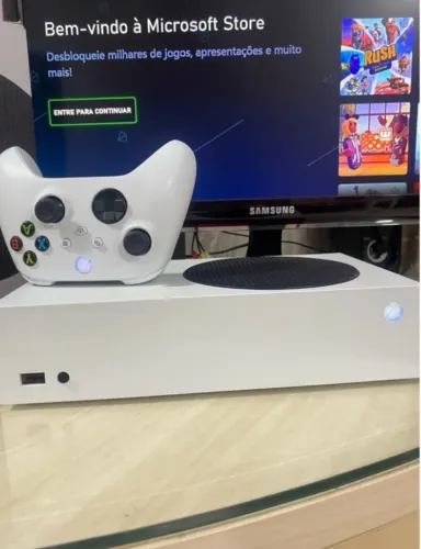X Box Series S 1 Controle + Cabos