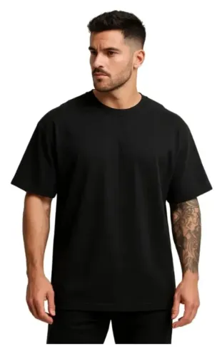 Camisetas Oversized Masculina Camisa Lisa 100% Algodão - G