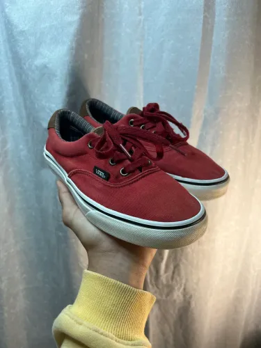 tênis Vans Era 59 Vinho/Vermelho Veludo Cotelê Tamanho 37
