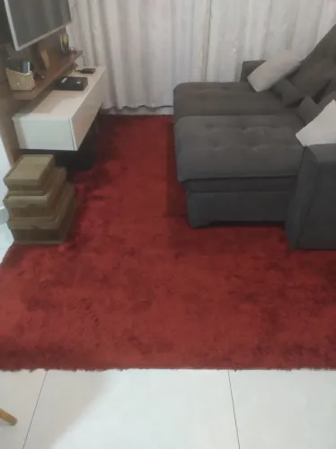 Tapete Cortex Kasai Málaga 3 x 2 M vermelho