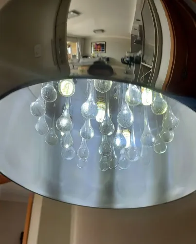 Lustre gotas de cristal