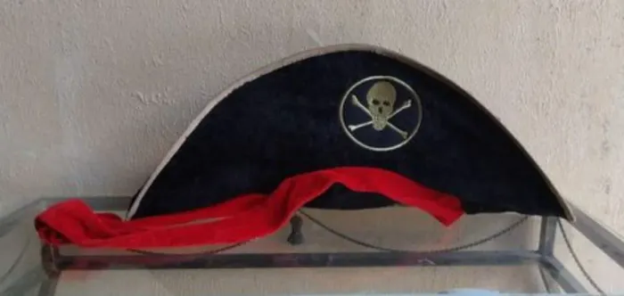 chapéu de pirata fantasia adulto