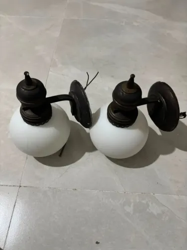 Par de Arandelas de Parede Vintage/Clássicas (Luminárias)