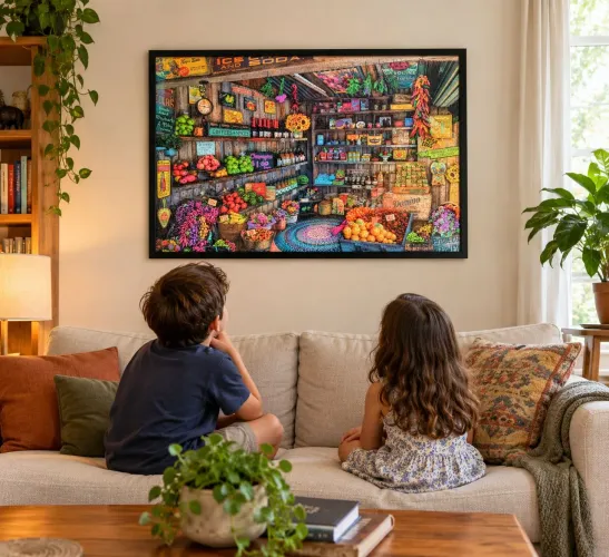 Quadro Decorativo A Mercearia Vintage | peça única