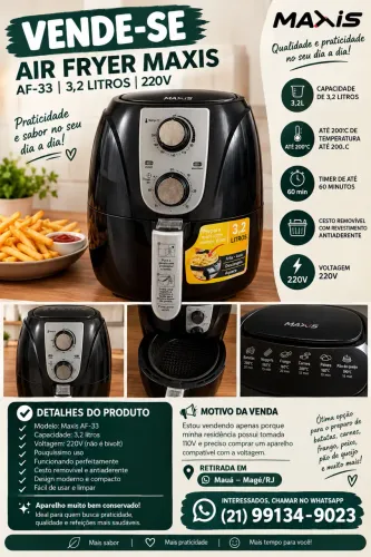 Vendo air fryer 