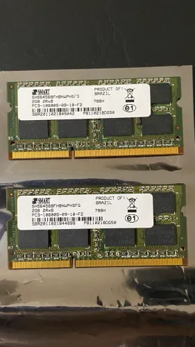 Memória DDR3 2GB + 2GB 1333MHz (Smart)