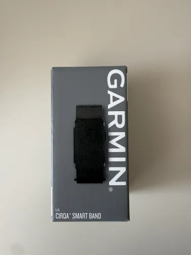 Pulseira Garmin CIRQA SMART BAND/ Tamanho: L-XL / Cor: preta. NUNCA USADA