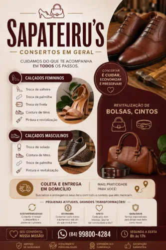 Consertos de calçados em Geral 