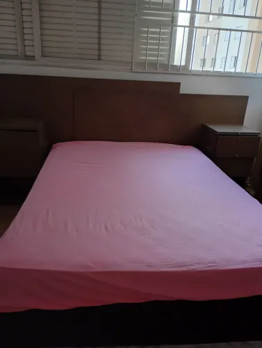 Cama, colchão é cabiceira