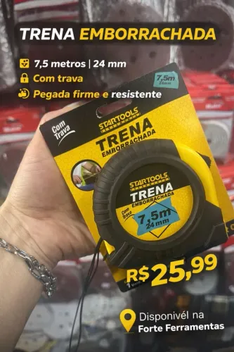 Trena Emborrachada 7.5M X 24MM