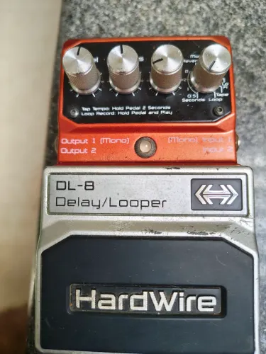 Pedal Daley digitech hardware para guitarra