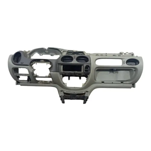 Painel Console Central Tabelier Renault Scenic 2001 A 2010 Cinza