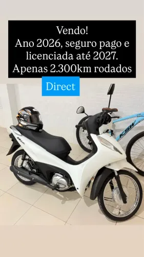 Biz ES NOVINHA apenas 2.300km