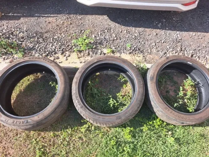 VENDO 03 pneus seminovos 225/45 R19 original Goodyer Eagle F1 Asymmetric 3 Runflat