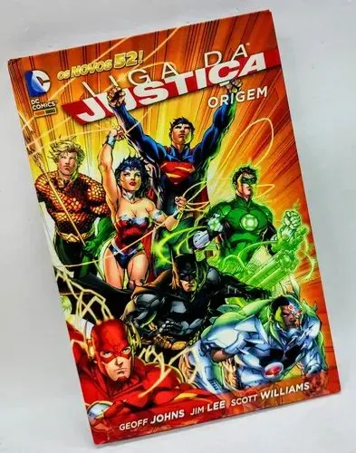 HQ Liga da Justiça Novos 52 Origem Capa Dura Lacrada!