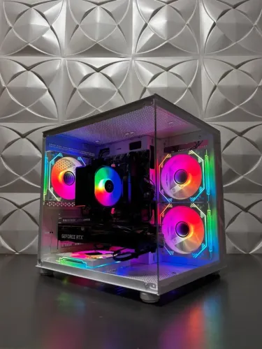 PC Gamer Ryzen 7 5700 + RTX 3060TI 8GB + 16GB | Montado, Windows, NF e Garantia