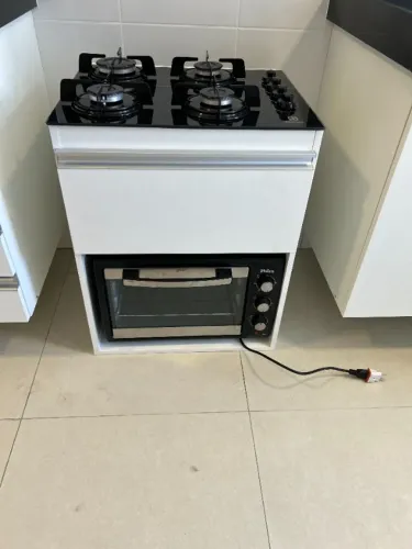 Fogão Cooktop Electrolux 4 bocas + Armário balcão de parede