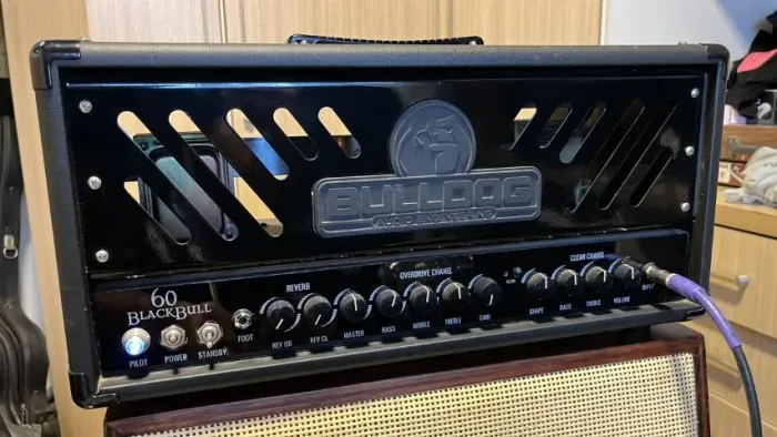 Amplificador De Guitarra Valvulado Bulldog Black Bull 60