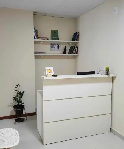 Balcão de recepção