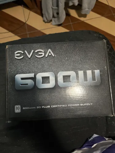 Fonte Evga, 600w, 80 Plus White, Pfc Ativo
