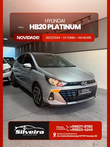 Hyundai HB20 Platinum 1.0 TB Flex 12V AUT 2024