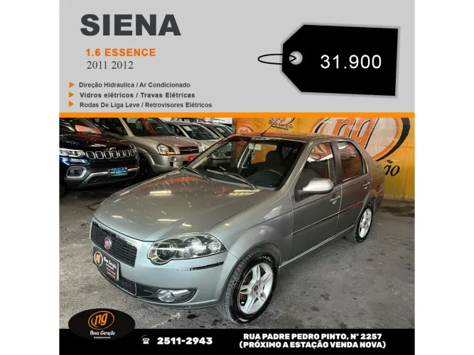 Fiat Siena Essence 1.6 Flex 16V 4P 2012