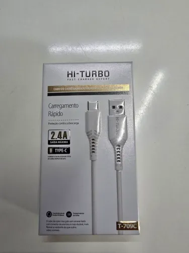 Cabo de carregamento de alta velocidade - Type C para USB A (Hi-Turbo)