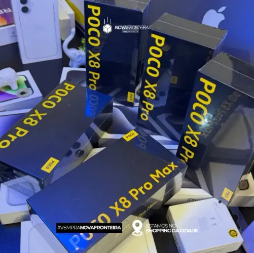 Poco x8 Pro 256GB & 512GB - Lacrado | 1 ano de garantia | RETIRE NO SHOPPING DA CIDADE