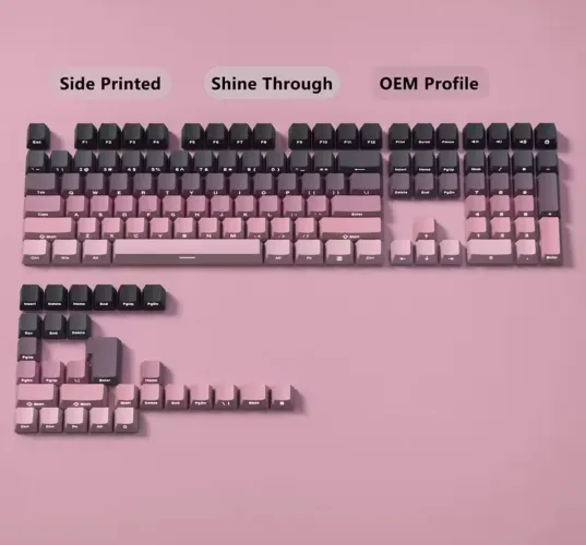 keycap gradiante rosa