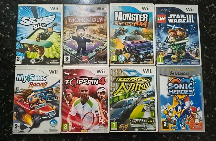 Jogos Nintendo Wii e GC originais