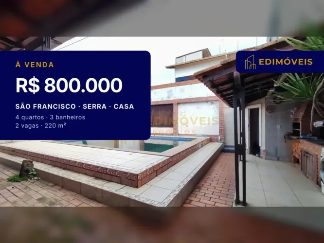 Transforme Seu Sonho em Realidade: Casa em São Francisco Serra, Pronta para Morar!