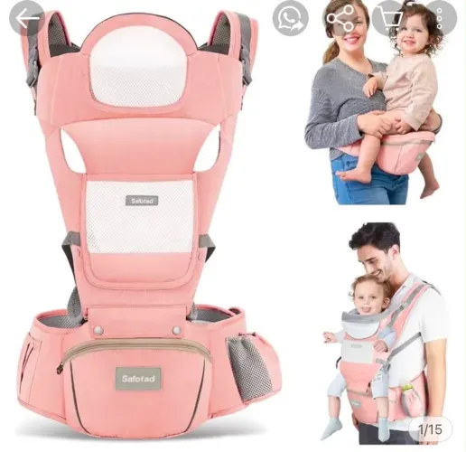 Canguru bebê ergonômico 3 em 1 nunca usado