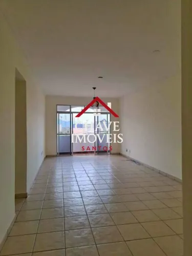 Apartamento para alugar, 112 m² por R$ 4.400,02/mês - Aparecida - Santos/SP