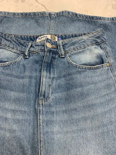Desapego saia jeans midi