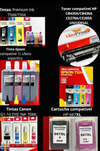 Toner pra impressora Hp, Samsung e brother