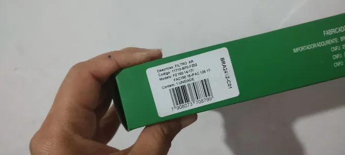 Filtro de ar de moto vendendo