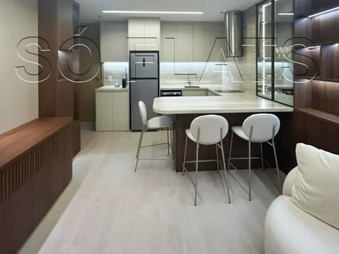 W Residences, Apartamento 54m² à venda na Vila Olímpia | Varanda, 1 vaga e alto padrão