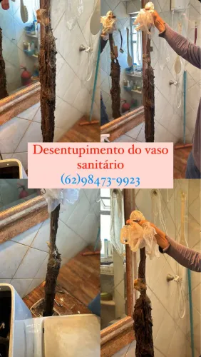 Desentupimento de vaso sanitário