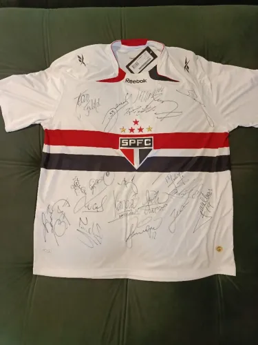 Camiseta São Paulo original/nova autografada