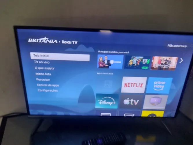 Smart TV Britânia  Rocku 32 polegadas com wi-fi