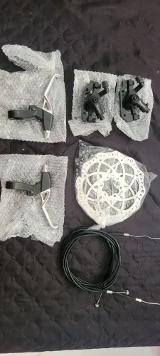 Kit freio disco mecânico 