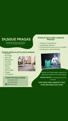 Dedetização e Descupinizaçao 