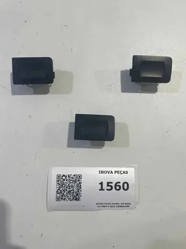 Botão Falso Painel Vw Bora 2.0 2006 A 2012 1j0858180b Cinza