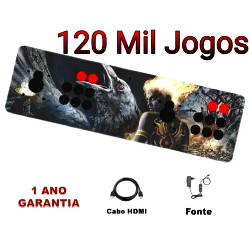 Super Video game Fliperama portatil 120 mil jogos