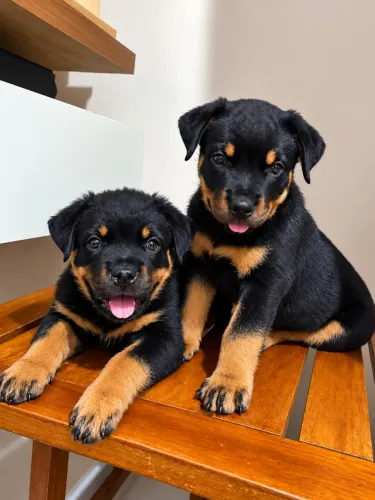 Filhotes de rottweiler